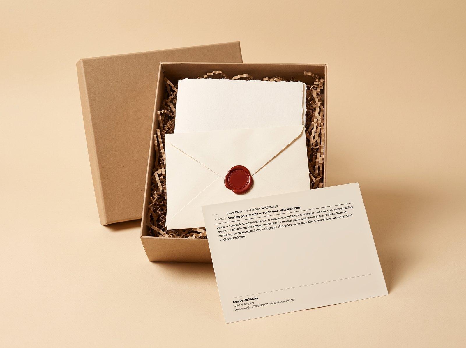 The Handwritten Letter — The last person who wrote to them was their nan.